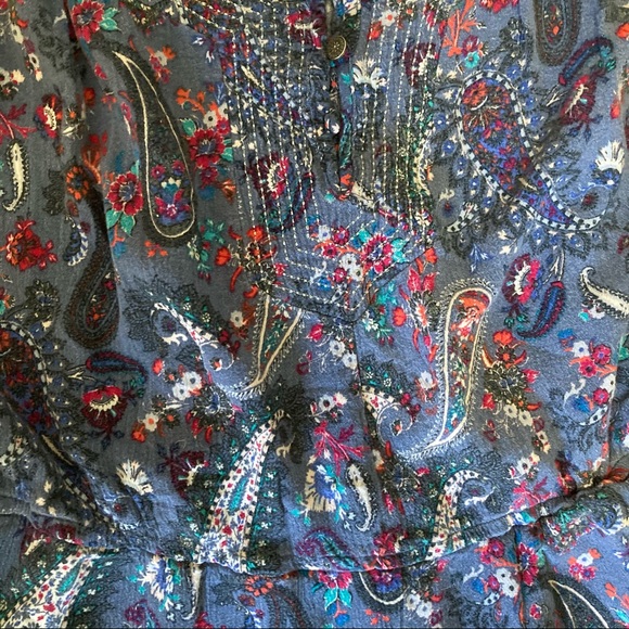 Blue floral romper - Picture 2 of 2